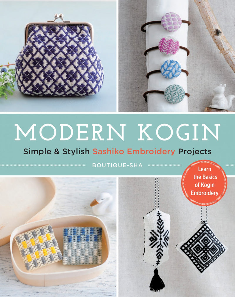 Modern Kogin, Sashiko Embroidery Project Book by Boutique-Sha