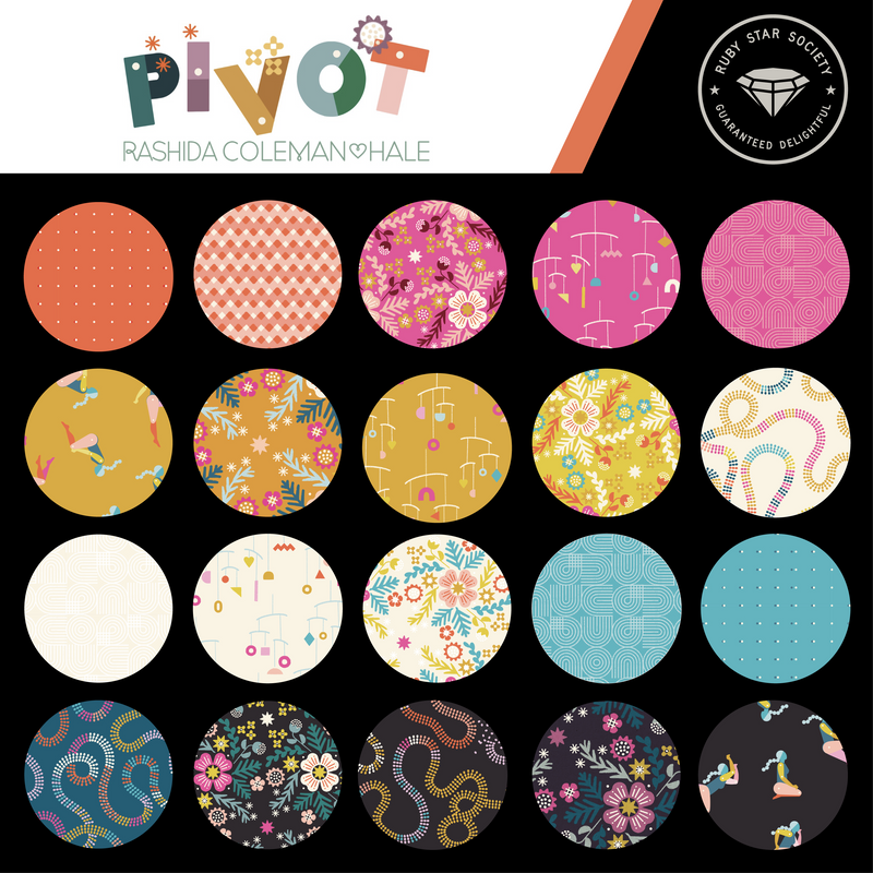 Fat Quarter Bundle of Pivot by Rashida Coleman-Hale for Ruby Star Society