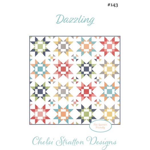 Dazzling Quilt Pattern by Chelsi Stratton Designs