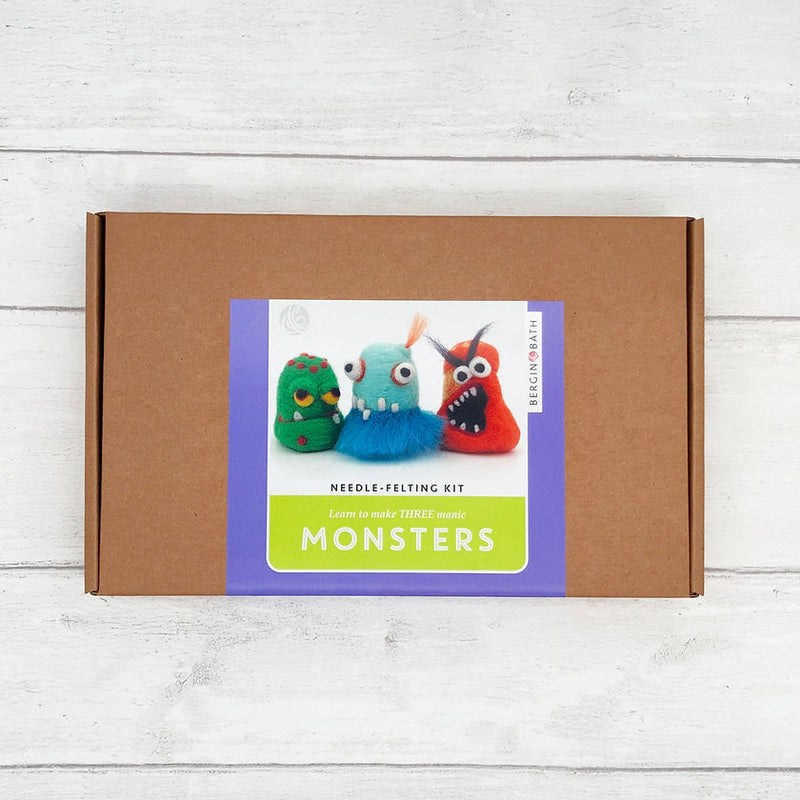 Monsters Needle Felting Kit from Berlin & Bath