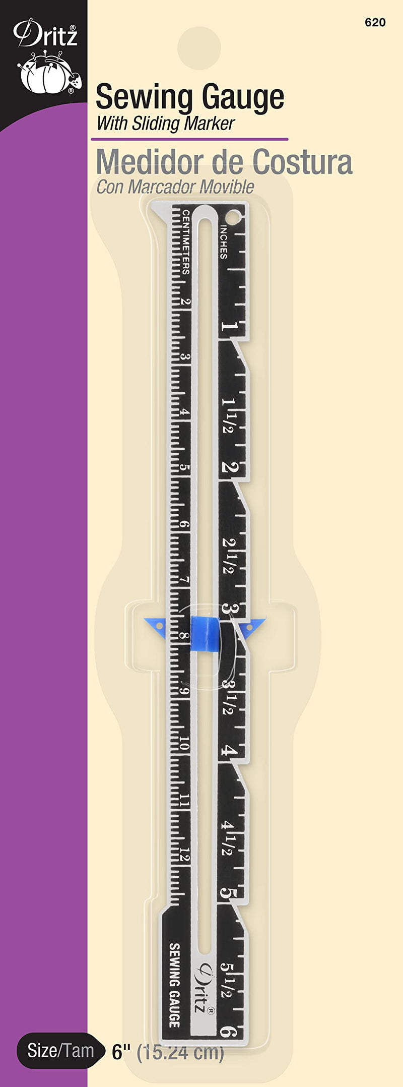 Dritz Sewing gauge with Sliding Marker