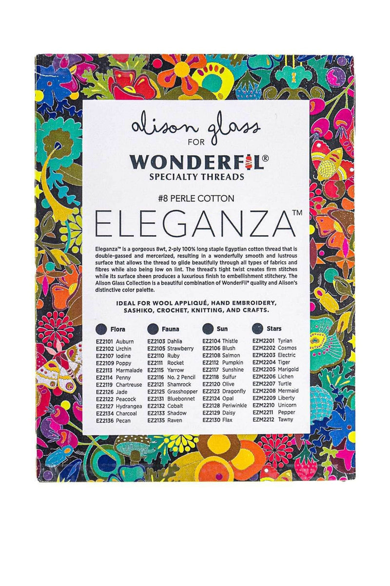 Alison Glass for Wonderfil Perle Cotton thread - FAUNA