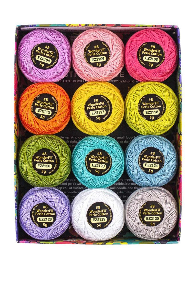 Alison Glass for Wonderfil Perle Cotton thread - SUN