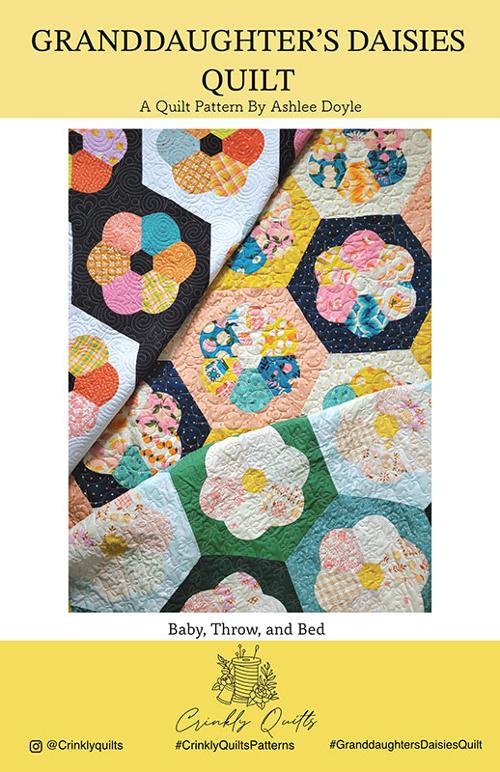 Granddaughter's Daises Quilt Pattern from Crinkly Quilts