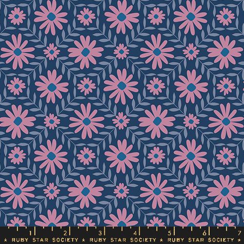 BLUEBELL Floral Endpaper From Endpaper by Jen Hewett for Ruby Star Society