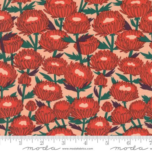 PEACH November Florals from Love Letter by Lizzy House, Moda Fabrics