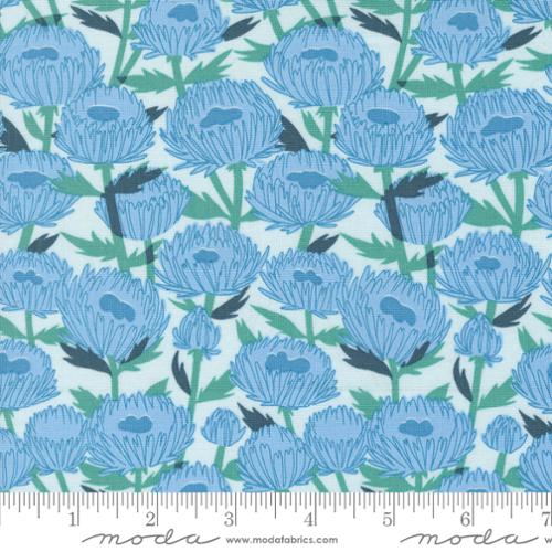 LIGHTEST BLUE November Florals from Love Letter by Lizzy House, Moda Fabrics