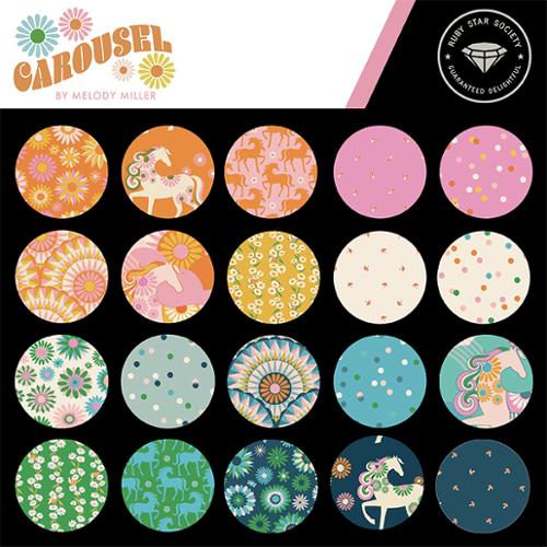 Fat Quarter Bundle of Carousel by Melody Miller for Ruby Star Society Fabrics