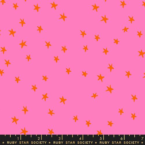 VIVID PINK, 108" Starry Wideback by Alexia Marcelle Abegg for Ruby Star Society