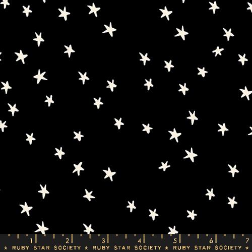 BLACK, 108" Starry Wideback by Alexia Marcelle Abegg for Ruby Star Society