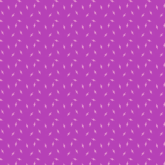 GRAPE CRUSH, Lightning Bolt, Atomic by Libs Elliott for Andover Fabrics