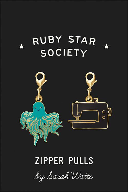 Sarah Zipper Pulls 2ct from Sarah Watts for Ruby Star Society