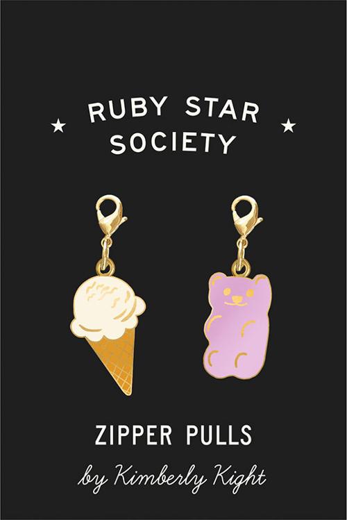 Kimberly Zipper Pulls 2ct from Kimberly Kight for Ruby Star Society