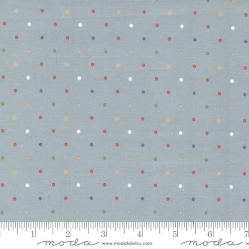 SMOKEY BLUE Magic Dot, Country Rose by Lella Boutique for Moda