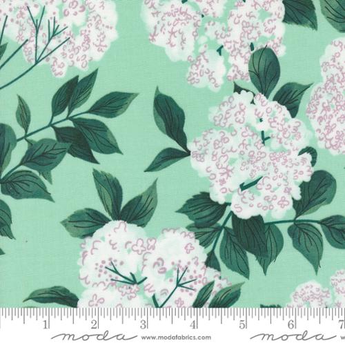 SEAFOAM Elderberry Blossoms from Love Letter by Lizzy House, Moda Fabrics