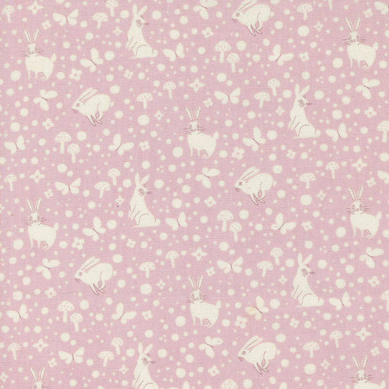 MAUVE Wonder Dot from Love Letter by Lizzy House, Moda Fabrics