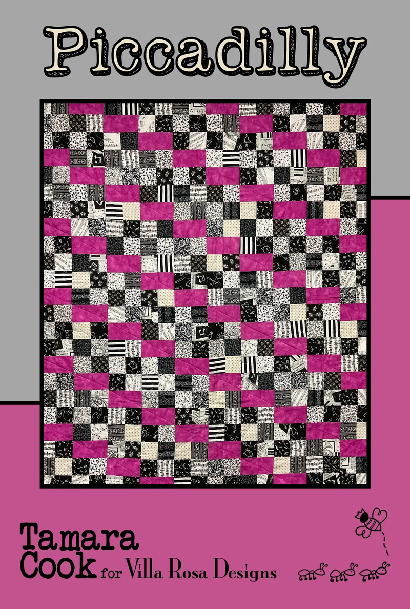 Piccadilly Quilt Pattern by Pat Fryer for Villa Rosa Designs