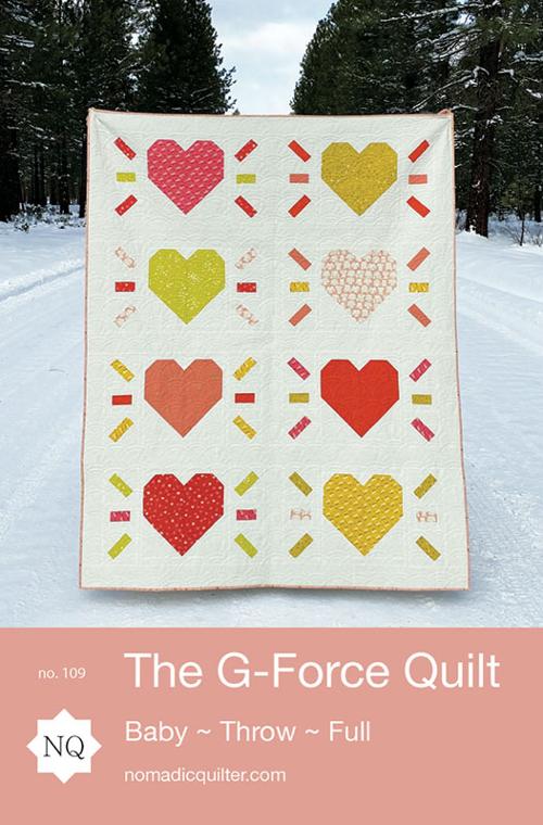 The G-Force Quilt Pattern By Nomadic Quilter