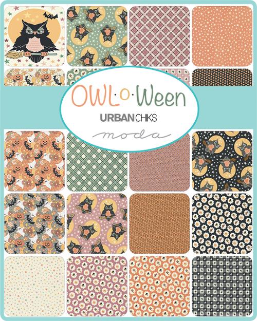 Charm Pack, OWL-O-Ween by Urban Chiks, MODA