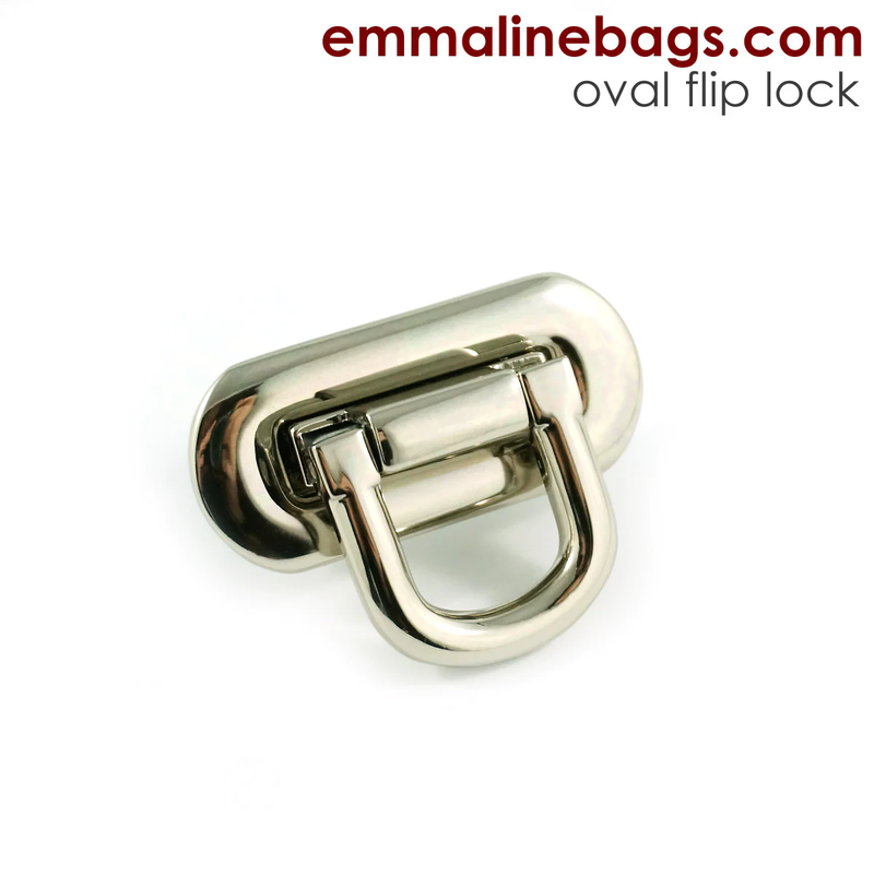 Oval Flip Lock from Emmaline Bags