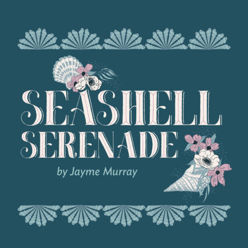 12 Fat Quarter Bundle of Seashell Serenade by Jayme Murray for Cloud9 Fabrics