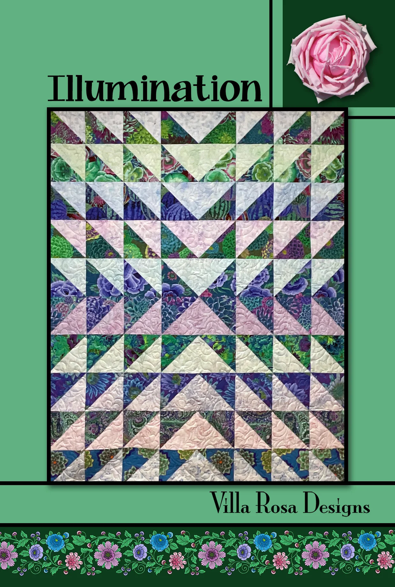 Illumination Quilt Pattern by Pat Fryer for Villa Rosa Designs