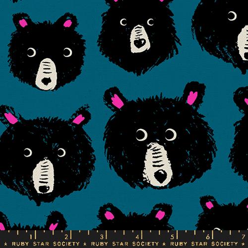 THUNDER CANVAS Teddy and the Bears by Sarah Watts  for Ruby Star Society