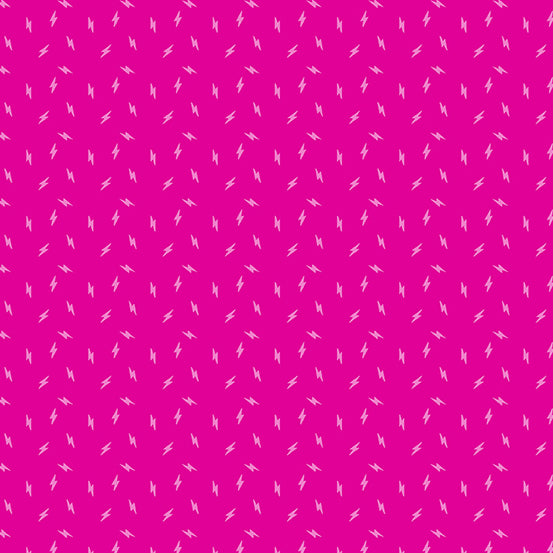 PINKY, Lightning Bolt, Atomic by Libs Elliott for Andover Fabrics