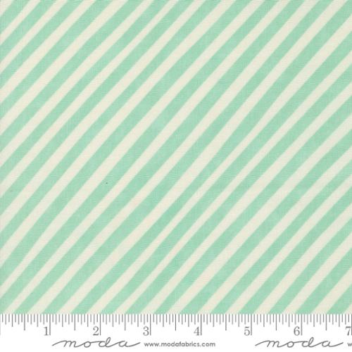 SEAFOAM Candy Stripe from Love Letter by Lizzy House, Moda Fabrics