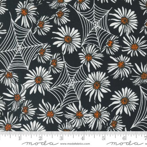 MIDNIGHT PUMPKIN Whispering Webs from Noir by Alli K Design, Moda