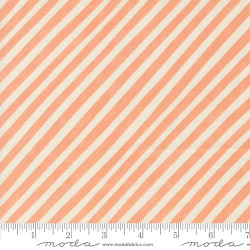 PEACH Candy Stripe from Love Letter by Lizzy House, Moda Fabrics