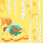 YELLOW Snow White, Far Far Away 3 by Heather Ross