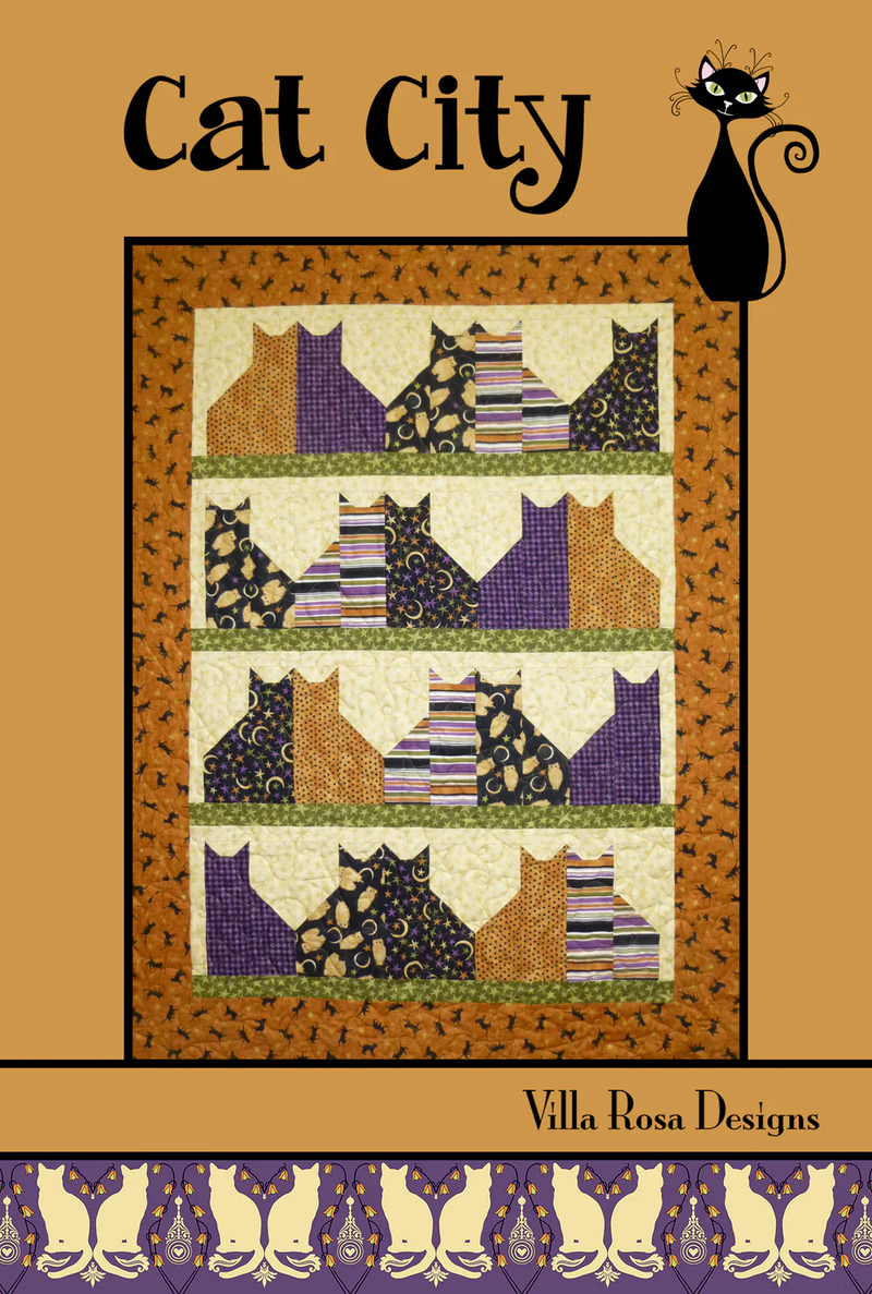 Cat City Quilt Kit - Villa Rosa Designs with Purl by Sarah Watts forRuby Star Society