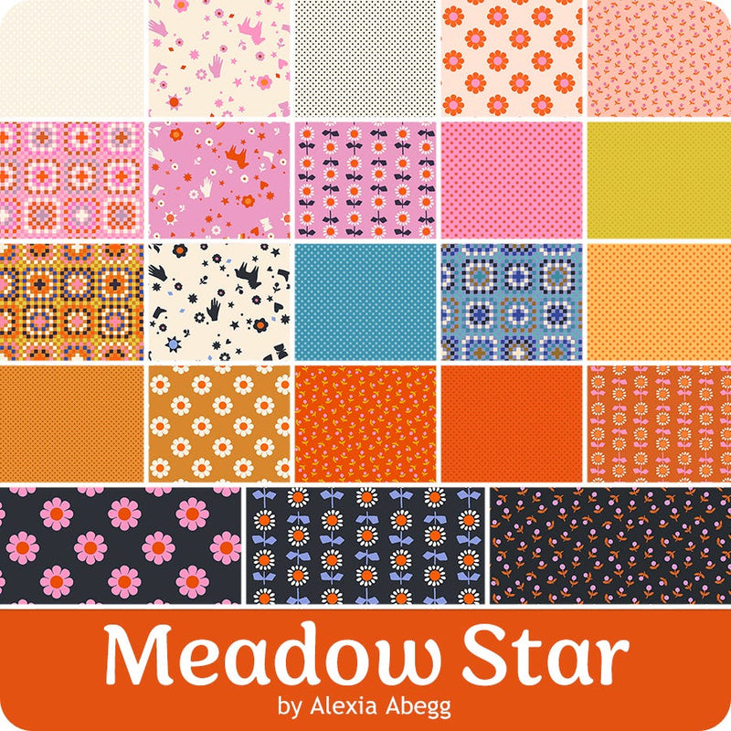 Fat Quarter Bundle of Meadow Star by Alexia Marcelle Abegg for Ruby Star Society