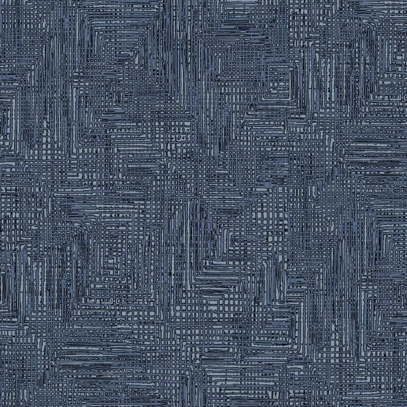 NAVY Grasscloth Grass Roots 108" Wideback from P&B Textiles