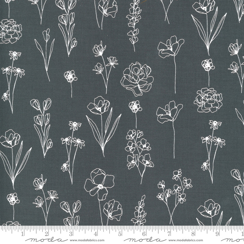 GRAPHITE, Floral Doodles from Illustrations by Alli K Design