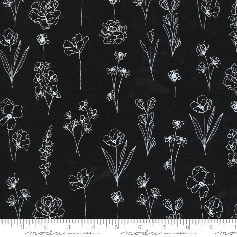 INK Floral Doodles from Illustrations by Alli K Design, Moda