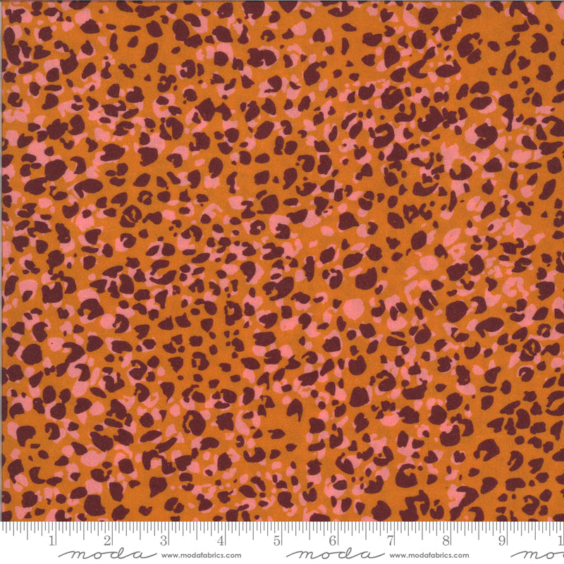 AMBER Animal Print Rayon, Kasada by Crystal Manning, Moda