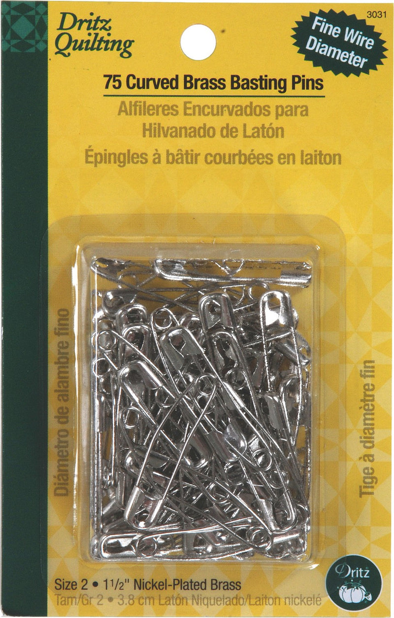 Dritz Curved Basting Pins Size 2