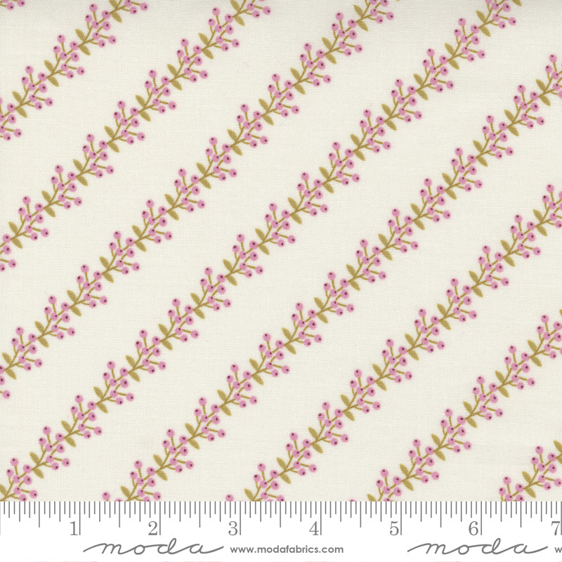 PORCELAIN, BerryBramble Stripe, Wild Meadow by Sweetfire Road