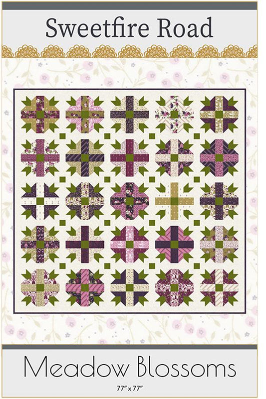 Meadow Blossoms Pattern, Wild Meadow by Sweetfire Road