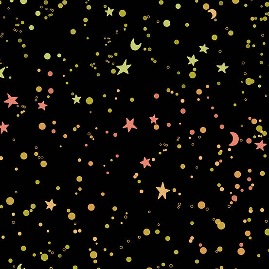 NIGHT, Star Splatter, Astrologika by Eye Candy Quilts