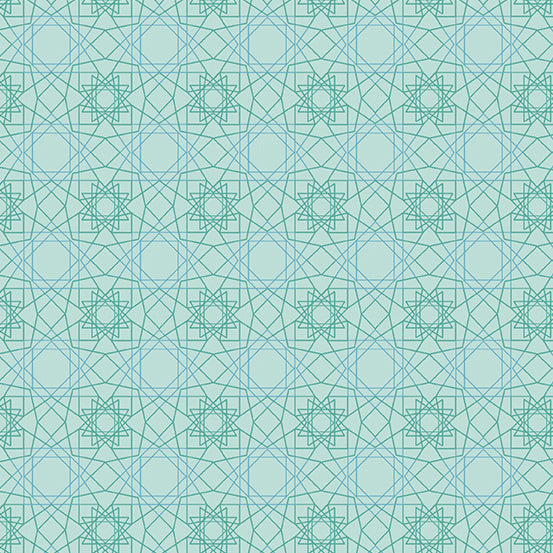 AQUAMARINE, Rattan, Astrologika by Eye Candy Quilts