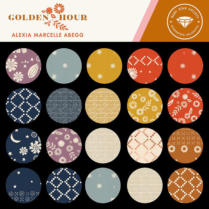 Golden Hour Fat Quarter Bundle from Alexia Abegg, Ruby Star