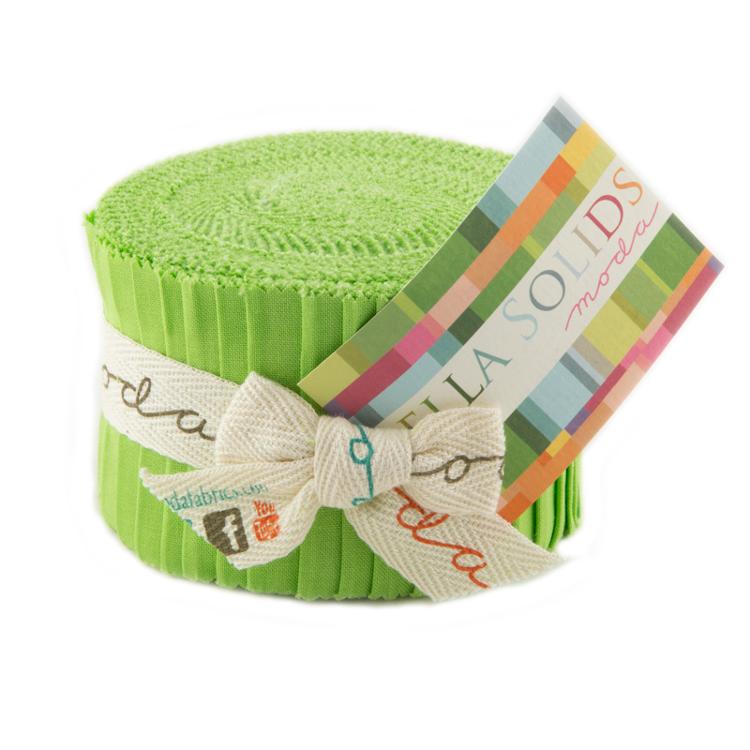 Lime - Bella Solids Jr Jelly Roll - 9900JJR 75