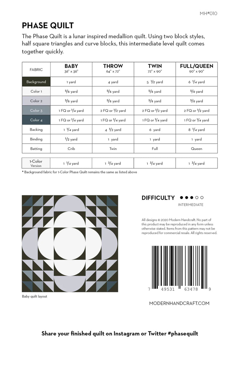 Phase Pattern by Modern Handcraft