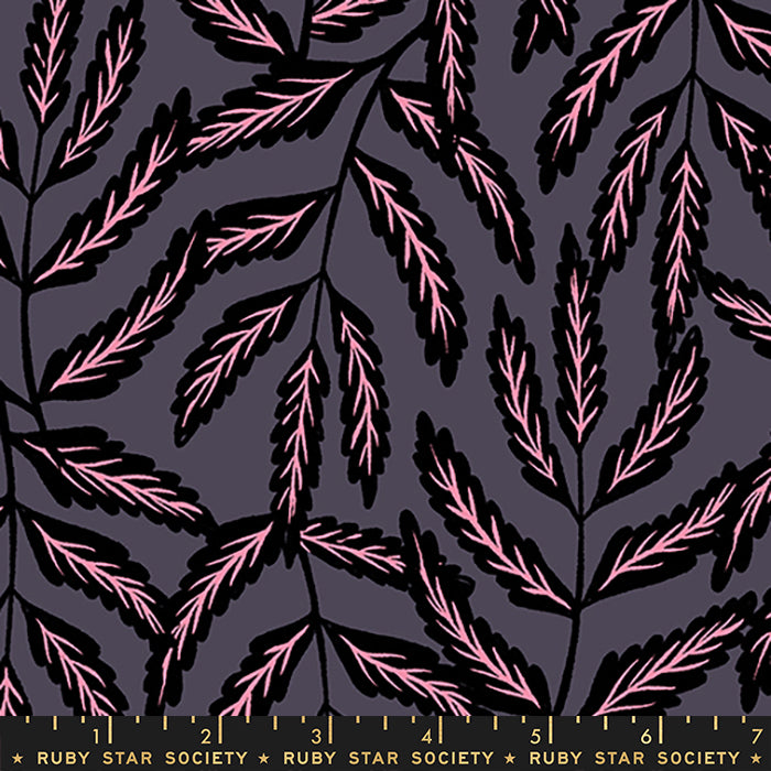 BLACK Wild Rayon from Florida Vol. 2 by Sarah Watts for Ruby Star Society