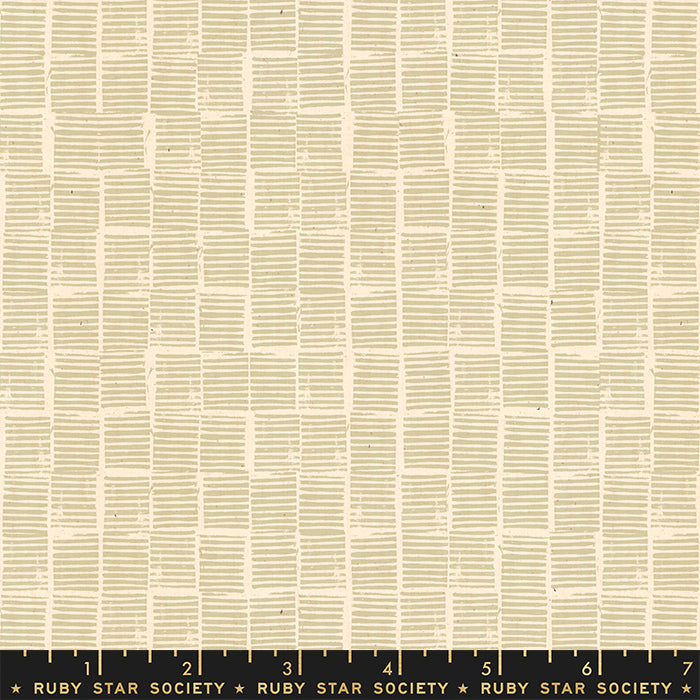 KHAKI Stripe Stamp from Heirloom by Alexia Abegg, Ruby Star