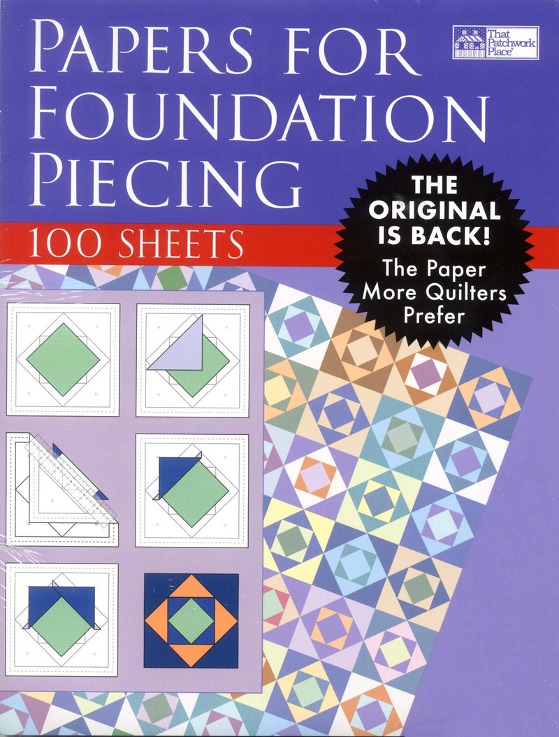 Foundation Piecing Paper from Martingale - 100 Sheets