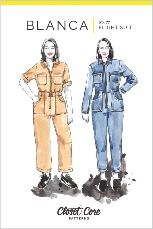 Blanca Flight Suit Pattern from Closet Core Patterns